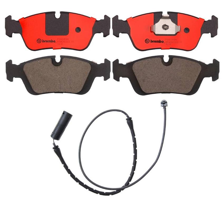 Brembo BMW Brakes Kit - Pads Front (Ceramic) (with Sensor) 34116761244 - Brembo 2706282KIT